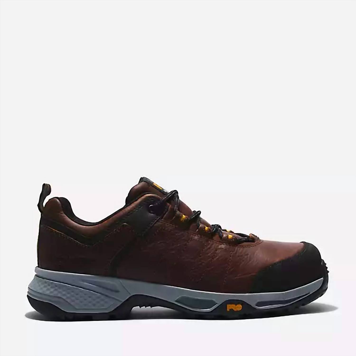 New Timberland Switchback Oxford Comp. Toe Work Shoe In Brown